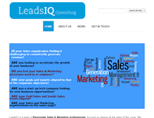 Tablet Screenshot of leadsiq.net